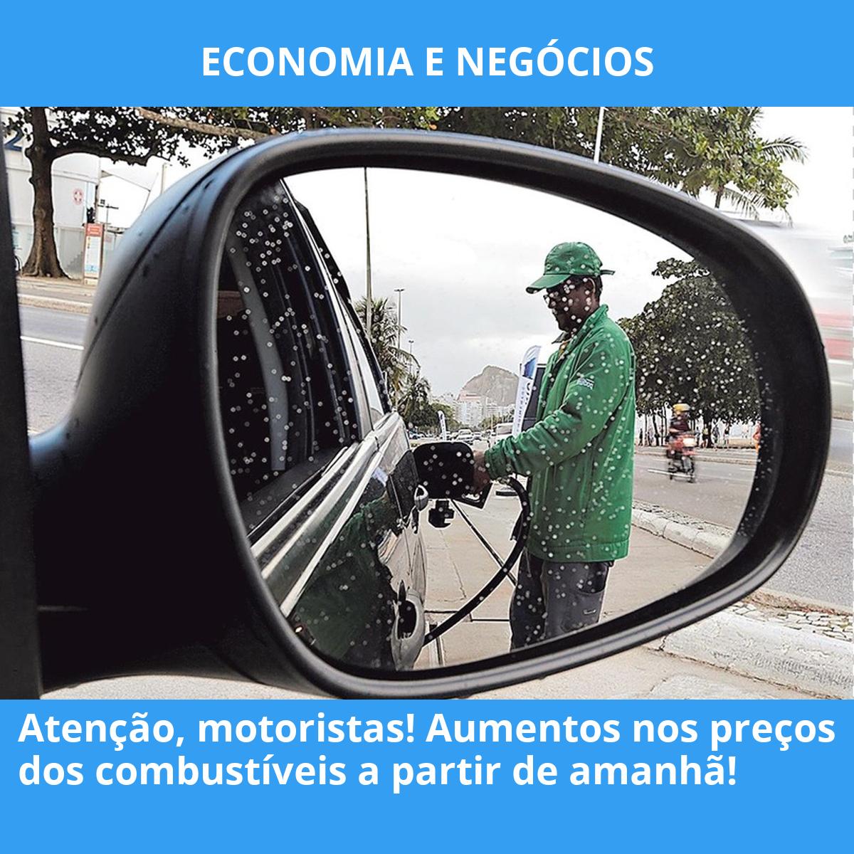 Atenção, motoristas! Aumentos nos preços dos combustíveis a partir de amanhã!