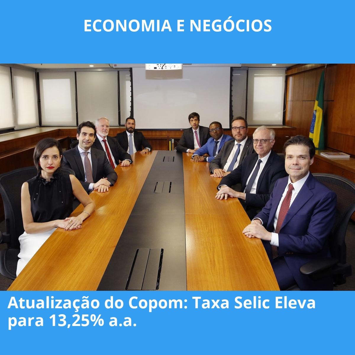 Atualização do Copom: Taxa Selic Eleva para 13,25% a.a.