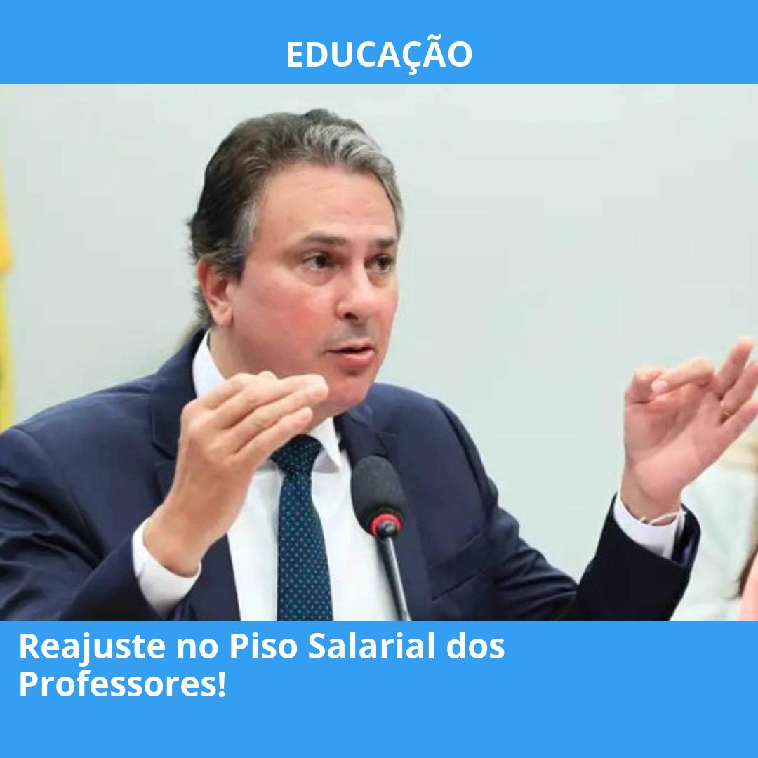 Reajuste no Piso Salarial dos Professores!