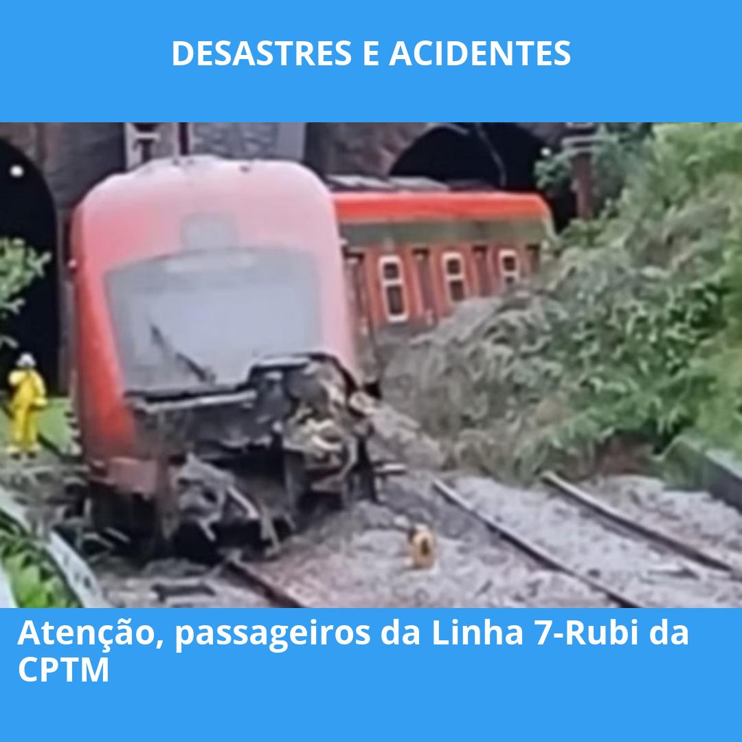 Atenção, passageiros da Linha 7-Rubi da CPTM