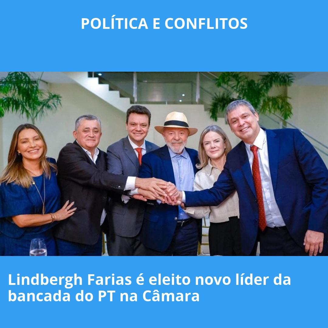 Lindbergh Farias é eleito novo líder da bancada do PT na Câmara